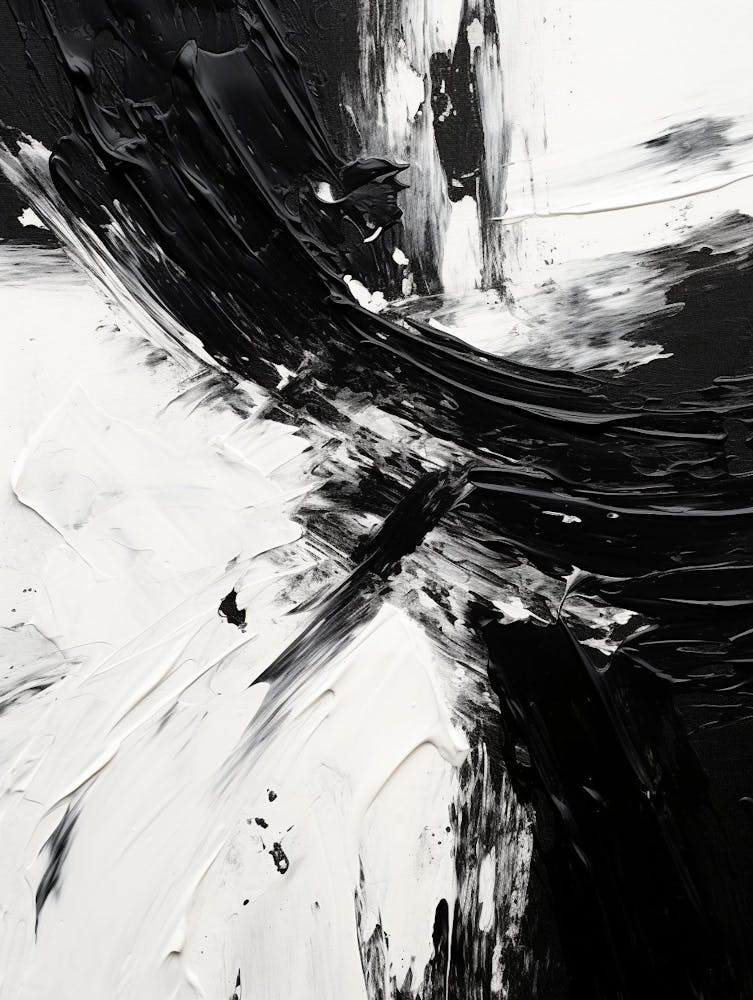 Resilience Abstract Black And White 4