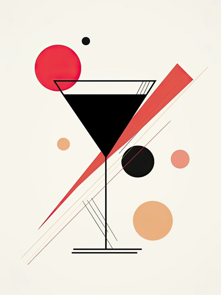 Mid Century Modern Cosmopolitan Floral Infusion Cocktail 4