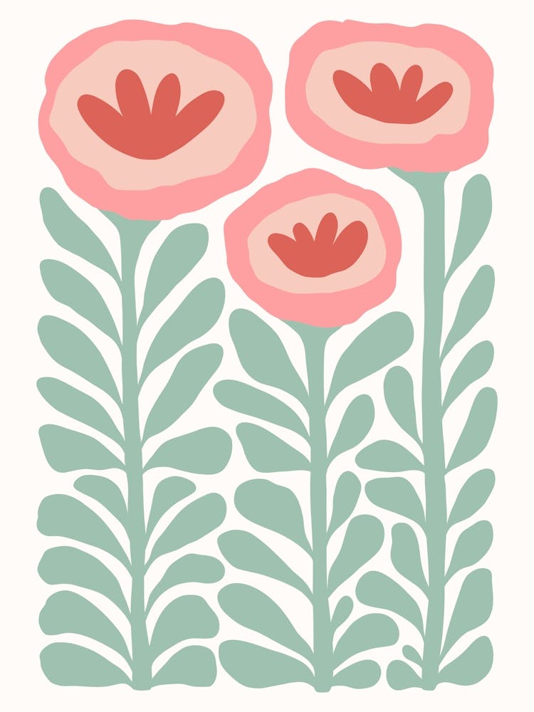 Poppy Flowers Poster