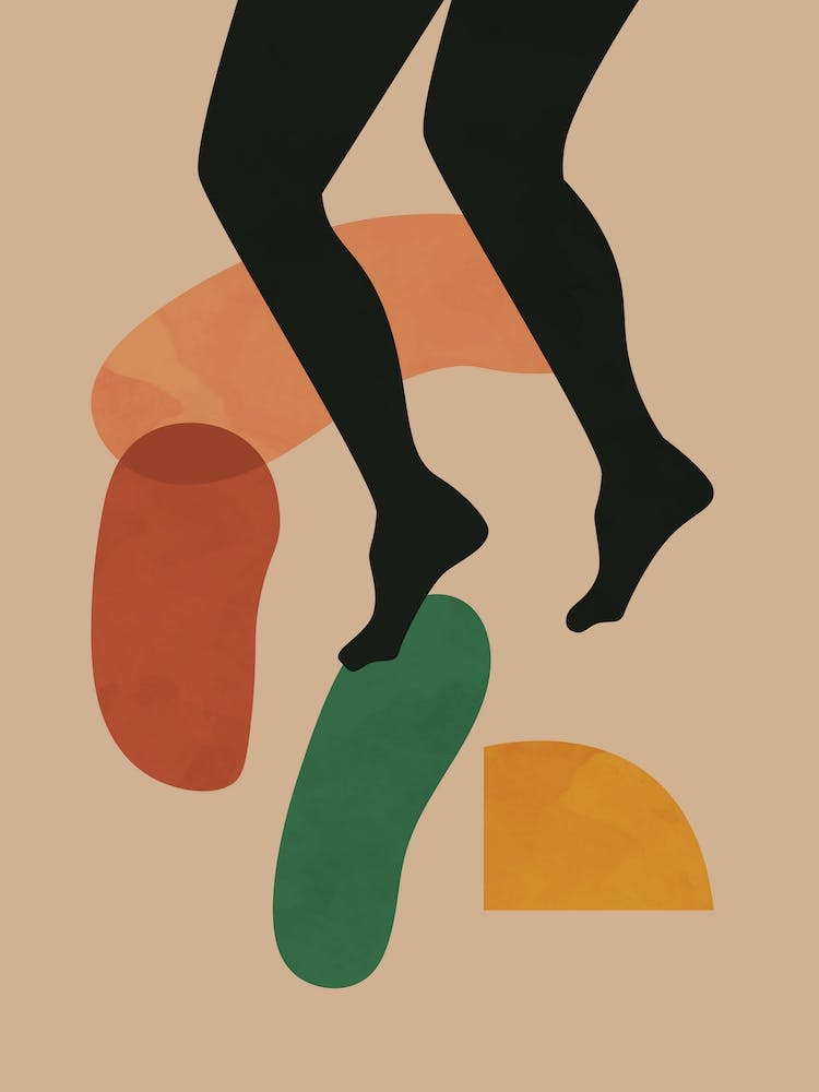 Abstract Modern Boho