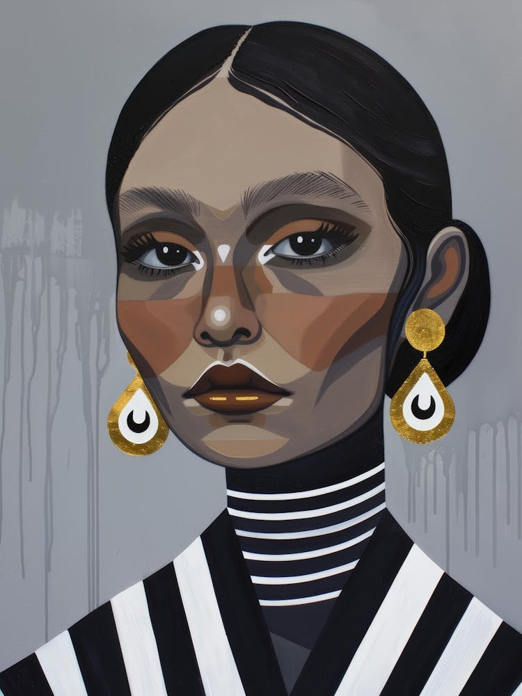 Black And White Woman 1