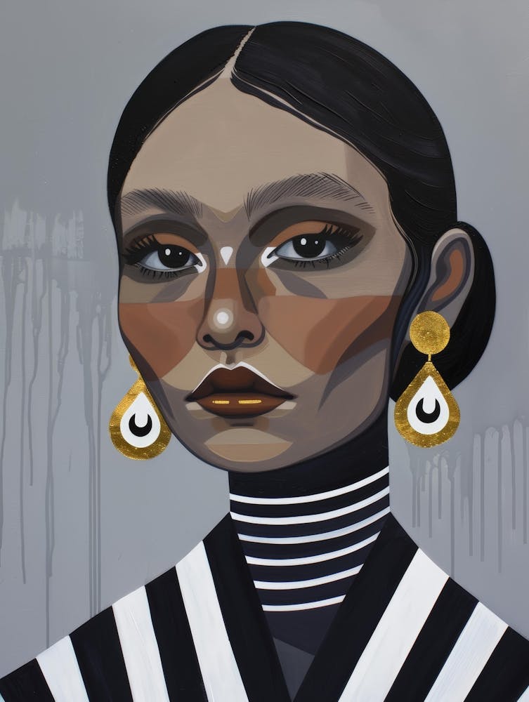 Black And White Woman 1