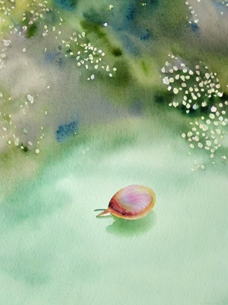 Sea Snail II Storybook Watercolour