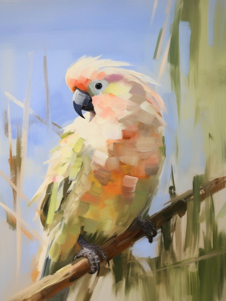 Peinture d'Oiseau Perroquet 3