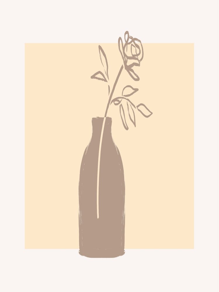 Rose In A Vase 1