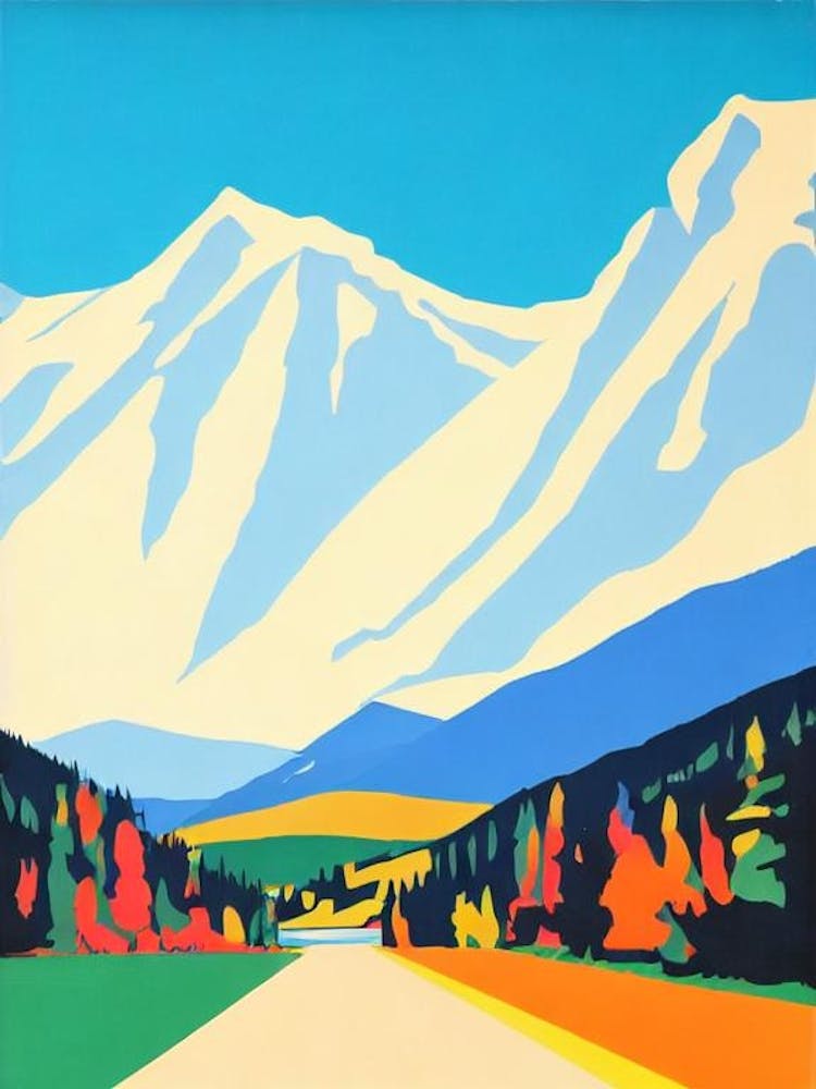 Aspen, Usa Midcentury Vintage Skiing Poster