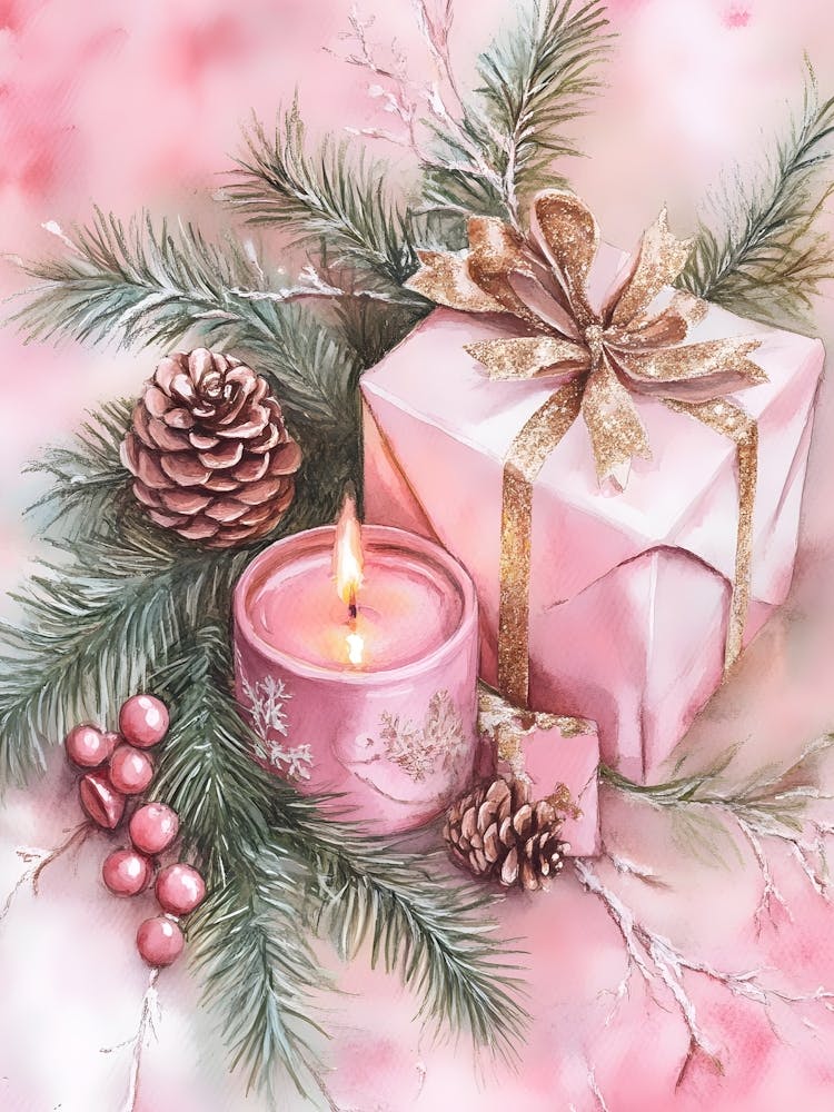 Christmas Candle 4