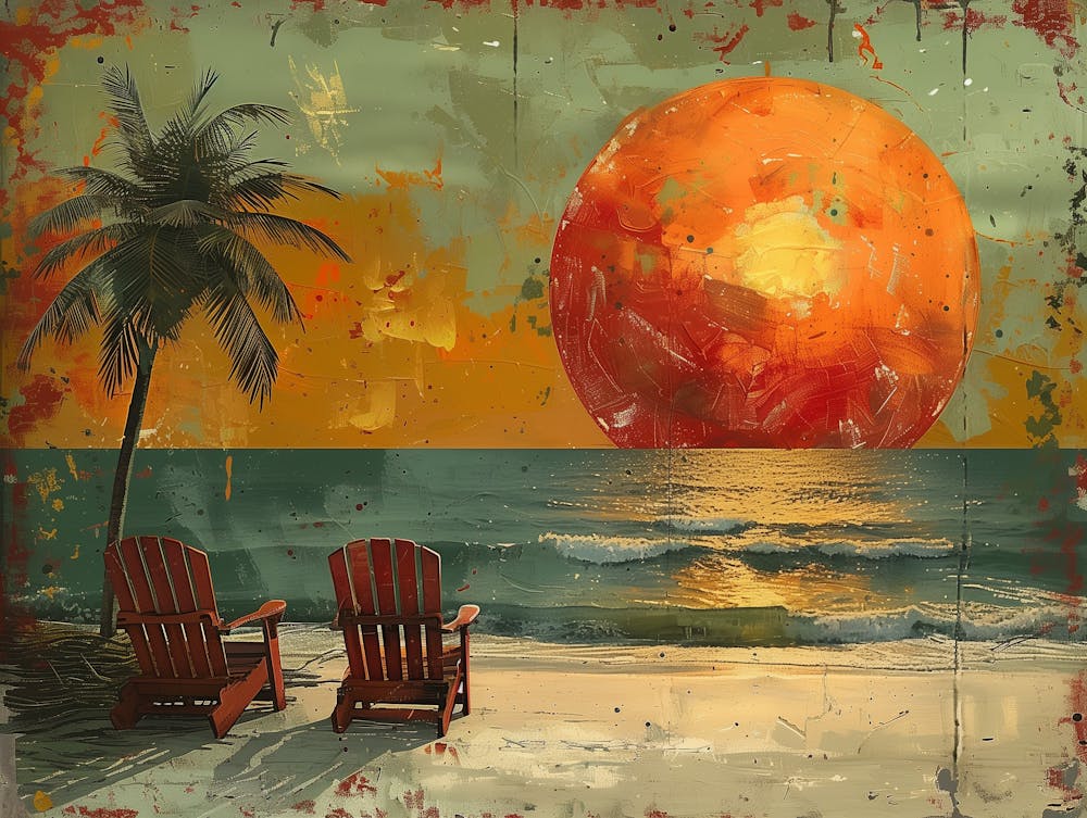 Sunset On The Beach 7