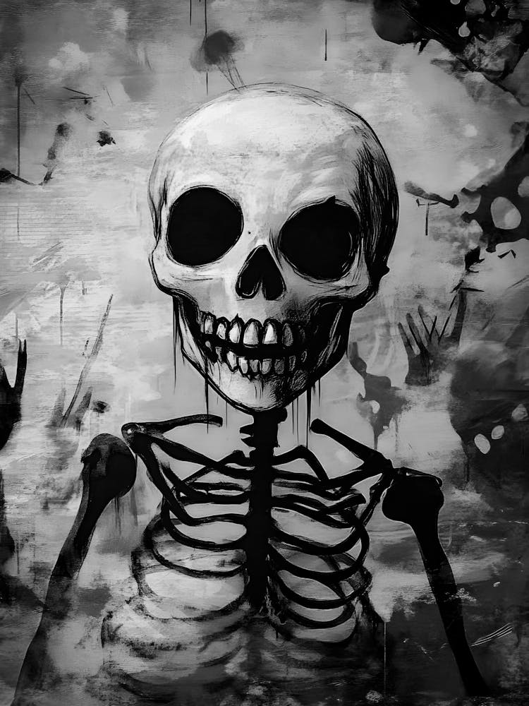 Skeleton Painting 3