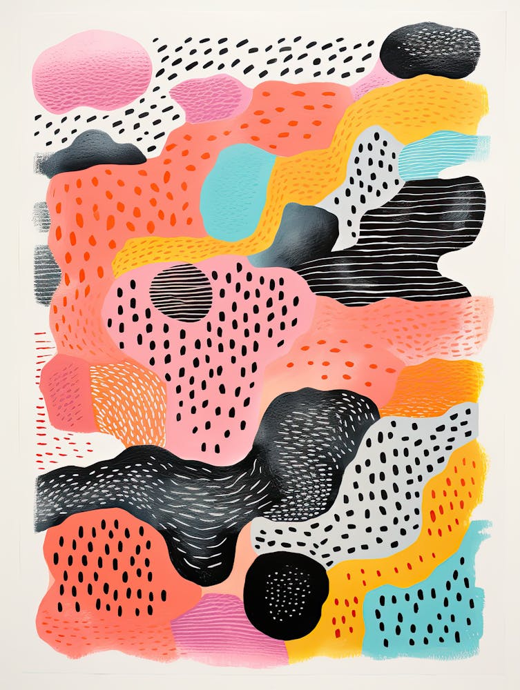 Oscillating Tides Vibrational Abstract Art