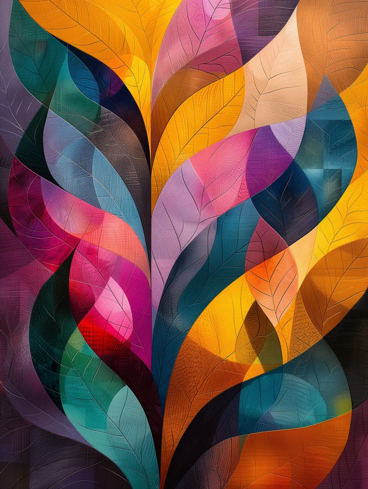 Abstract Leaves 4