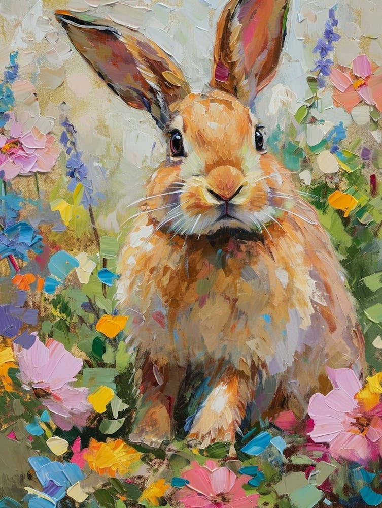 Cinnamon Rabbit Painting 2