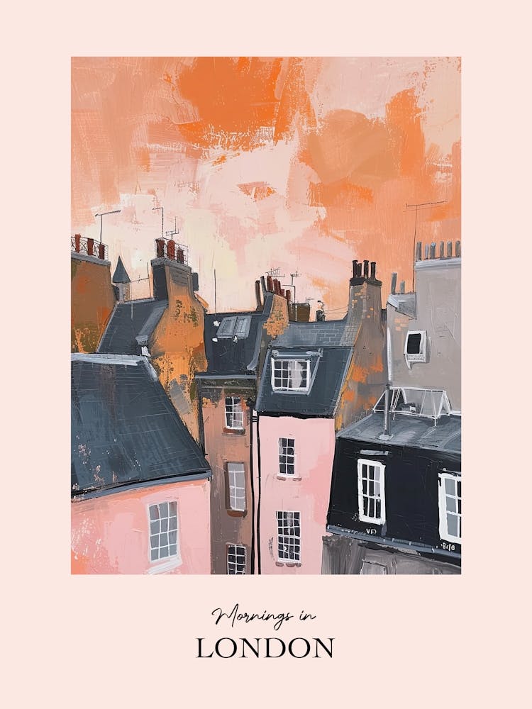 Mornings In London Rooftops Morning Skyline 2