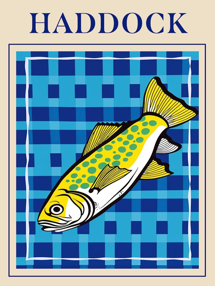 Haddock Seafood Poster