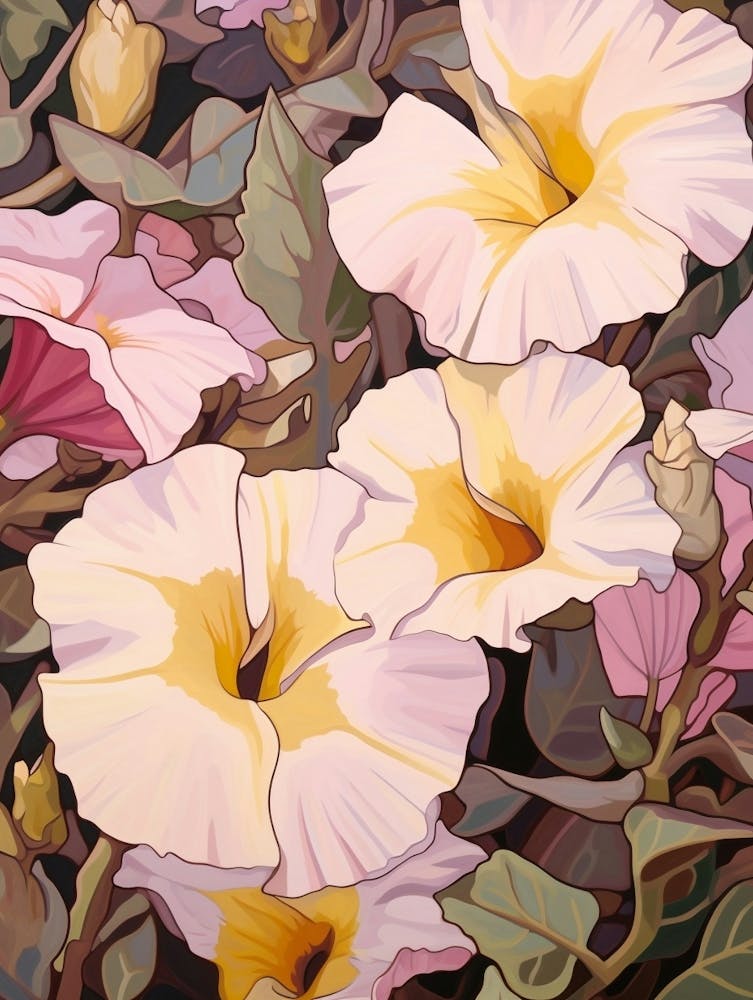 Petunia 2 Flower Painting