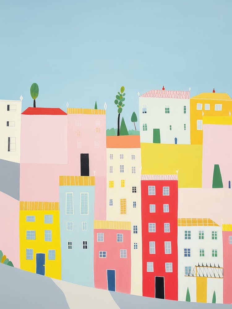 Lisbon, Portugal Colourful View 4