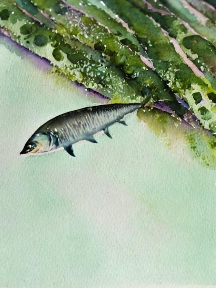 Sardine II Storybook Watercolour