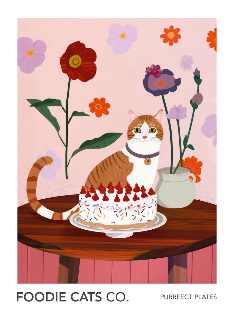 Foodie Cats Co Cat And A Trifle Cake 4