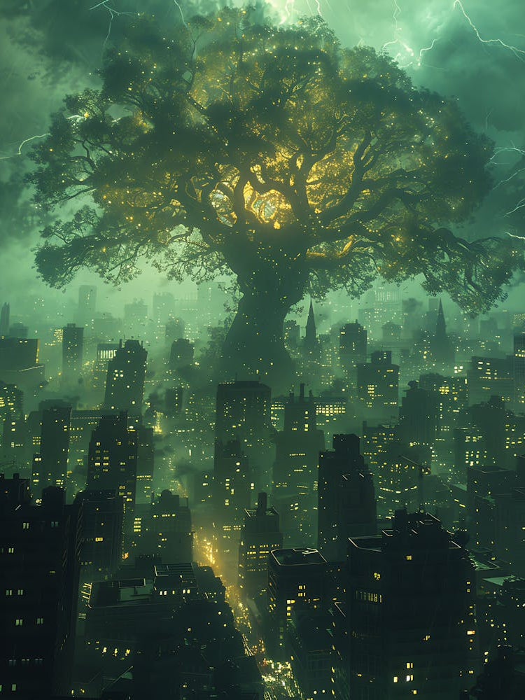 Whimsical Tree In The City 8