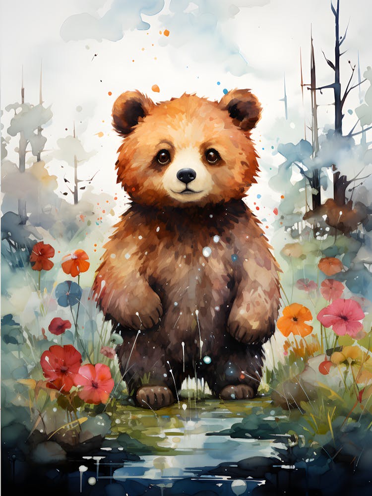 Mountain Monarch Bear In The Heights