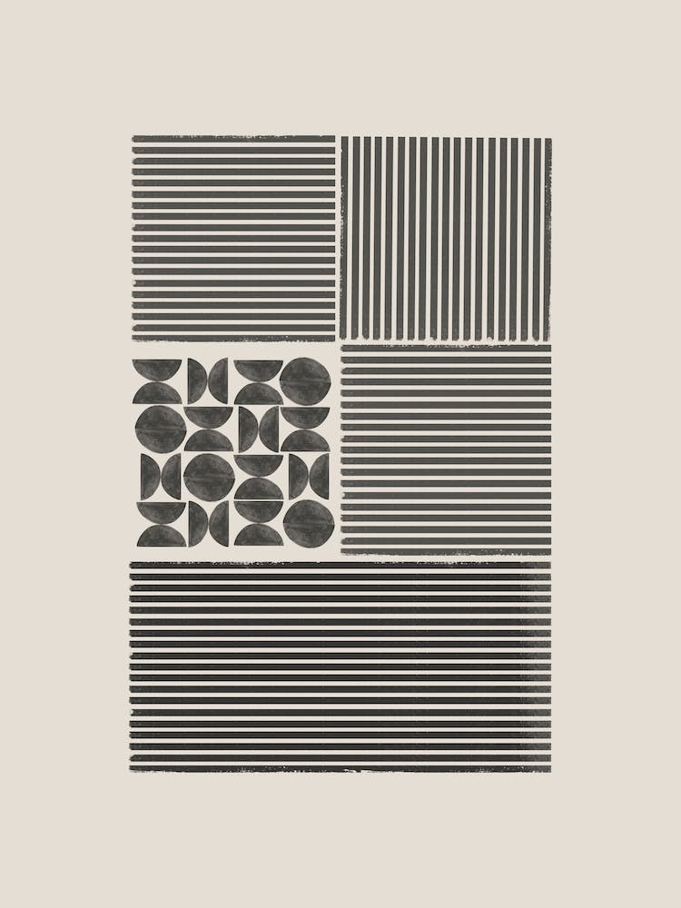 Abstract Pattern Modern Rustic