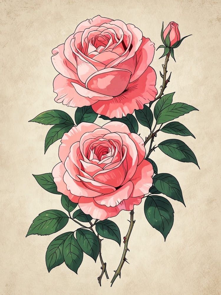 Pinke Rosen 1