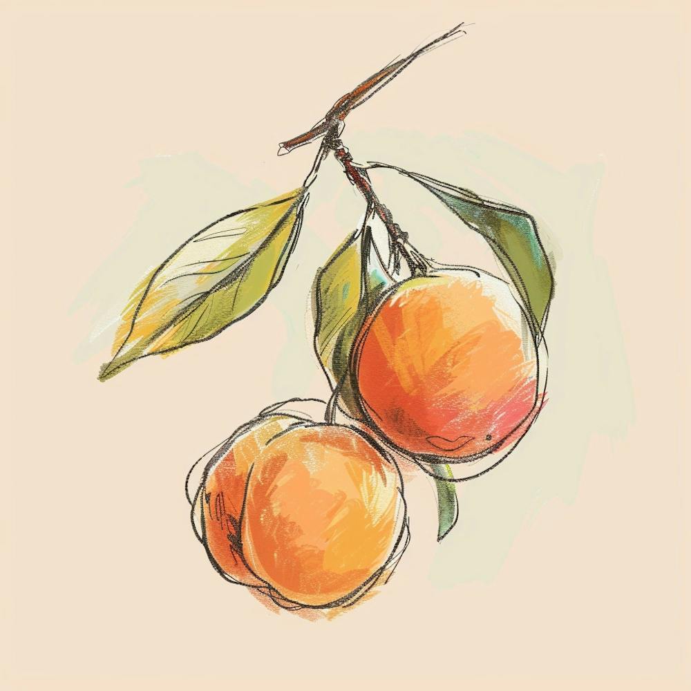 Peaches On A Branch