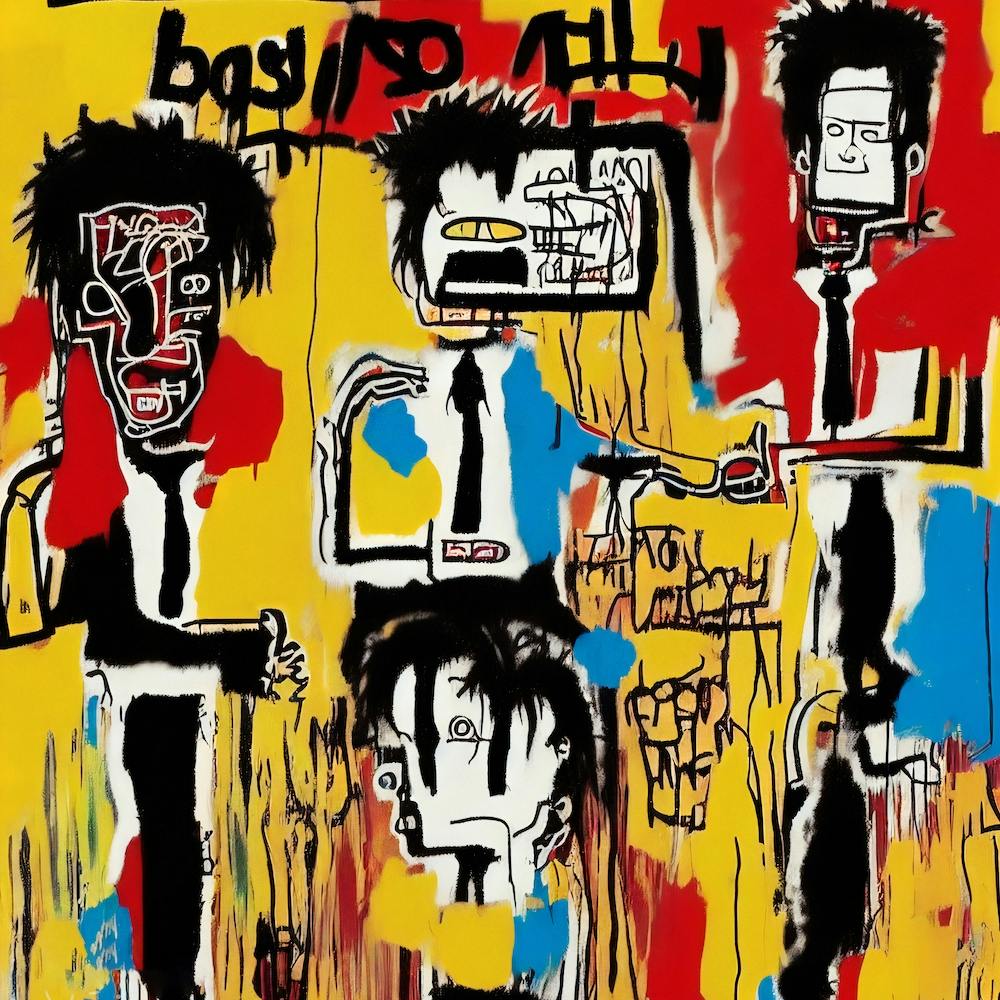 Pulp Fiction Film Basquiat Style