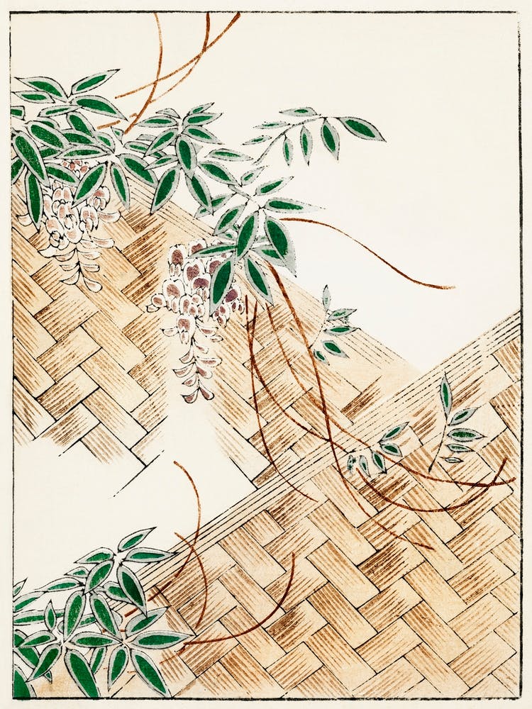 Glyzinien Illustration, Shin Bijutsukai