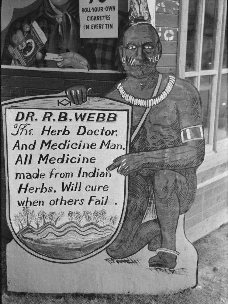 Enseigne de Médecine, Pine Bluff, Arkansas Par Russell Lee