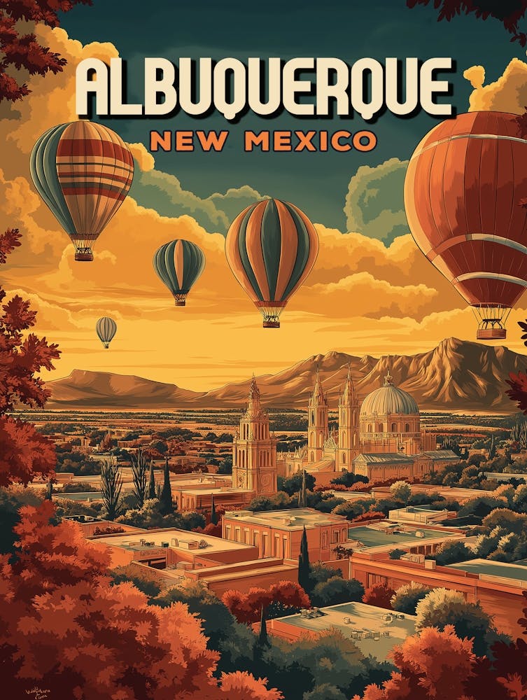 Albuquerque Hot Air Balloon Sunrise