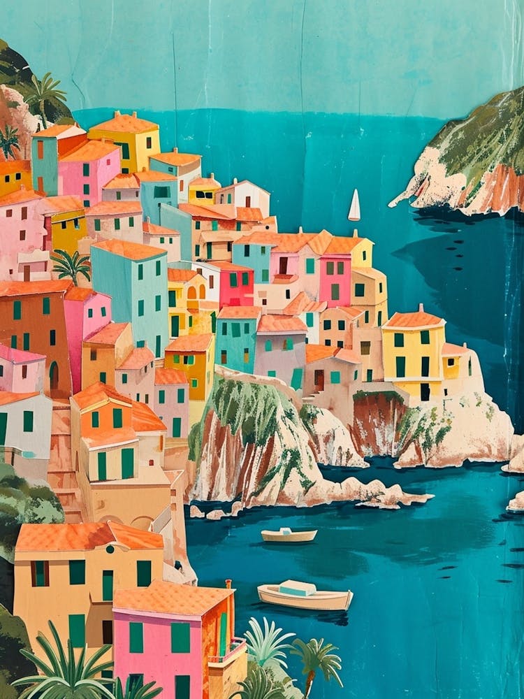 Kitsch Sicily Retro Collage 1