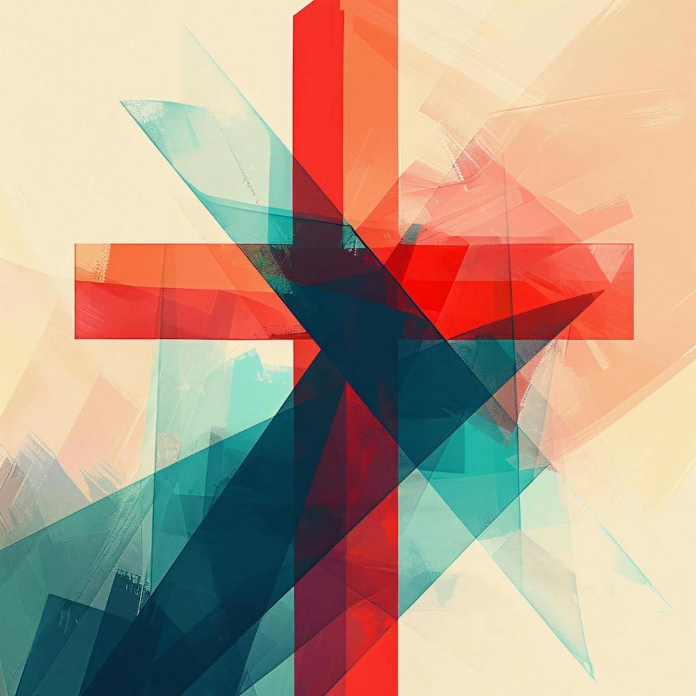Abstract Christian Cross