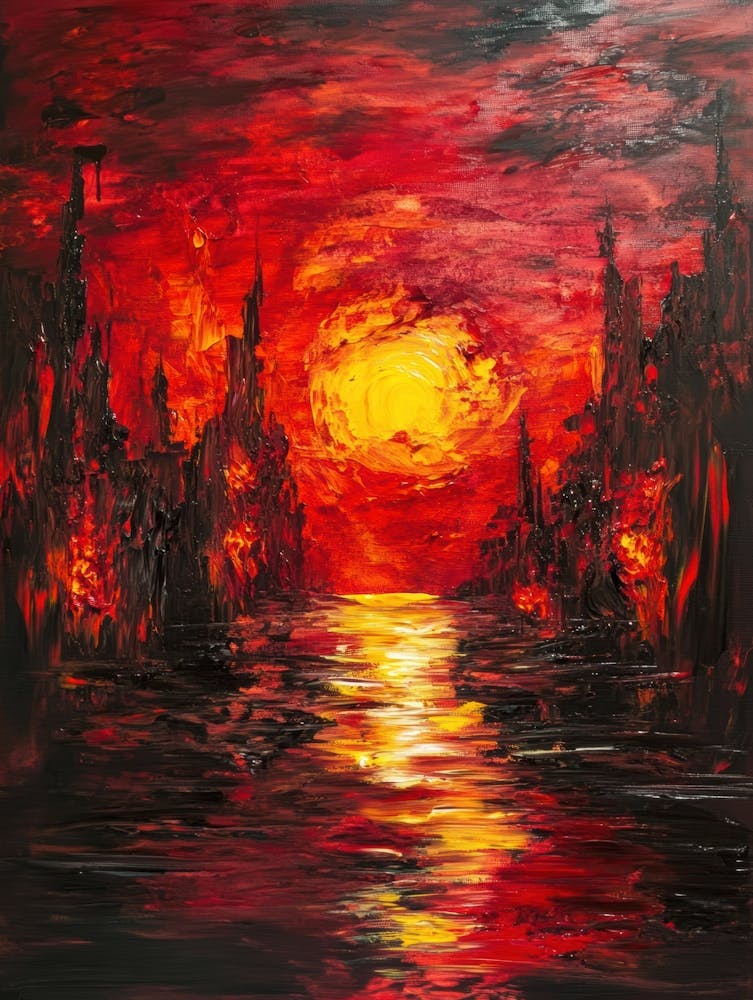 Sunset Over The Water 10