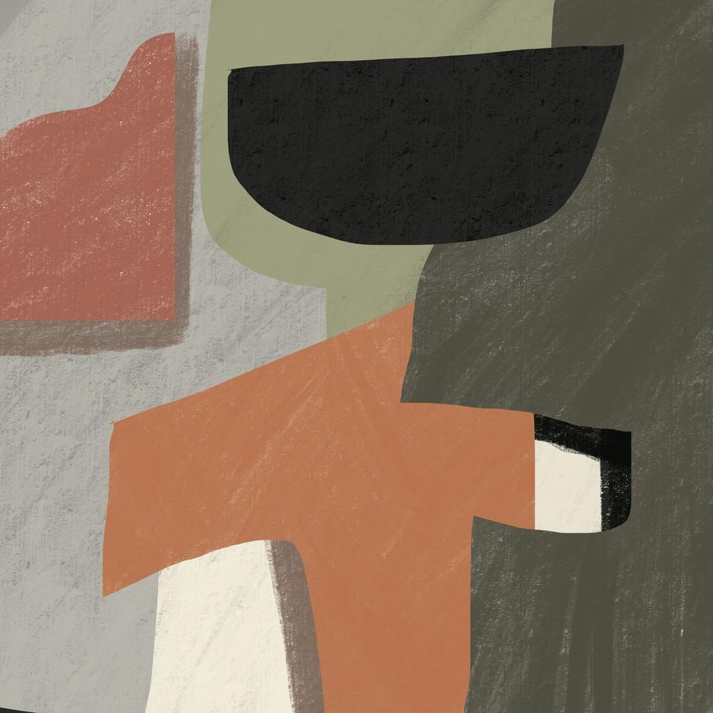 Texture Cut Out Abstract Square