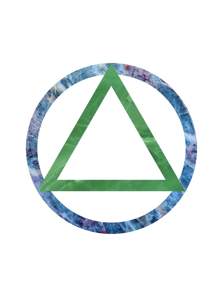 AA Symbol Marble Art