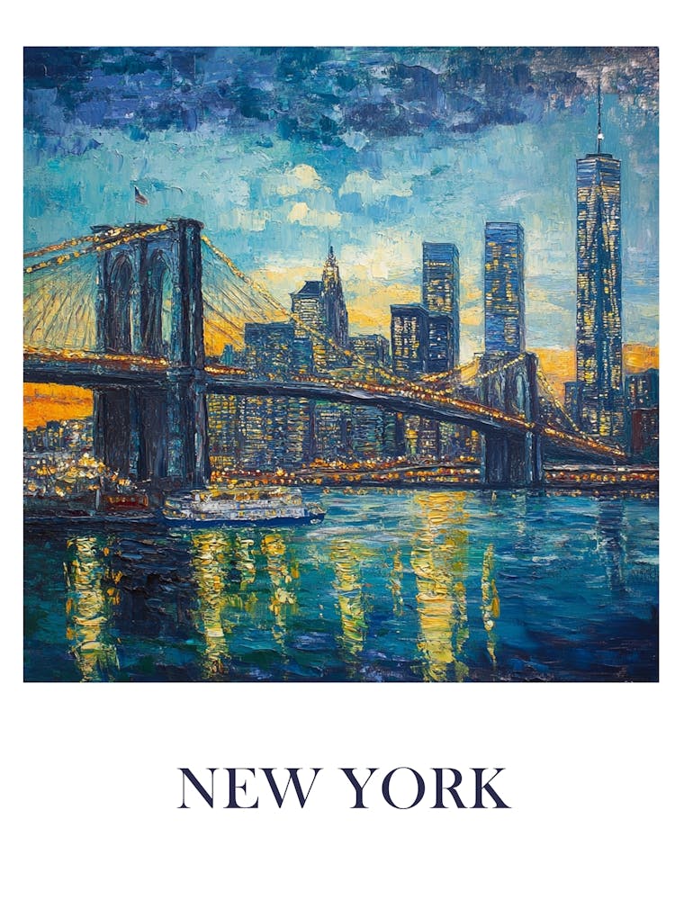 New York City At Sunset 1