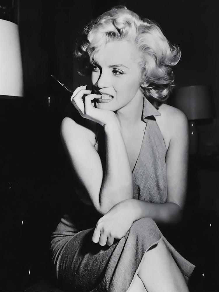 Vintage Marilyn Monroe Black And White