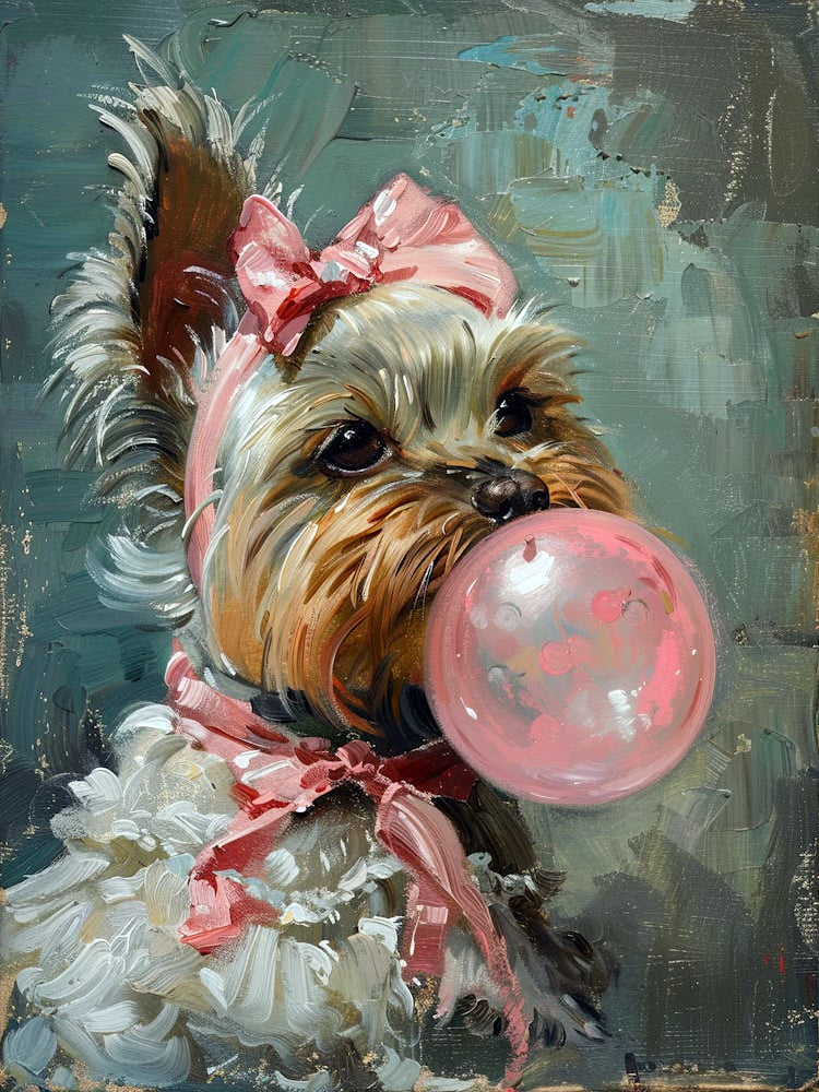 Yorkshire Terrier Chewing Gum