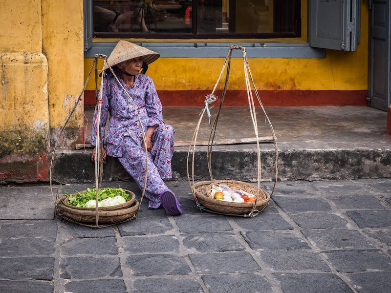 Seller Of Produce Hoi An Vietnam