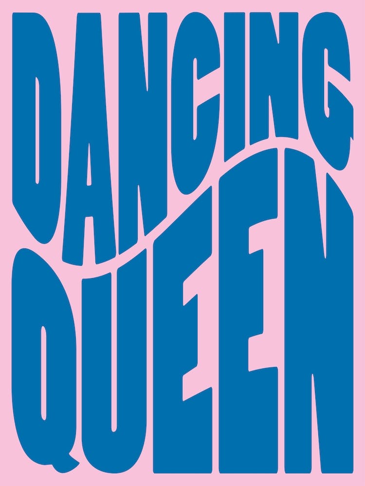 Dancing Queen Pink & Blue