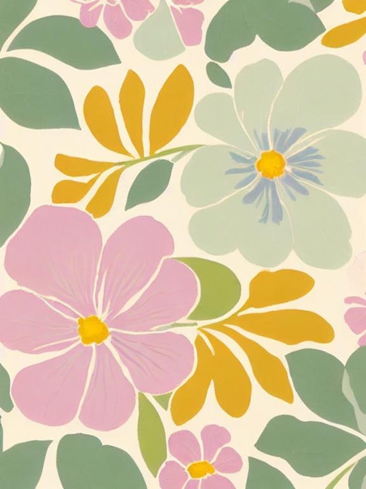 Pansy Pastel Floral 2 Flower