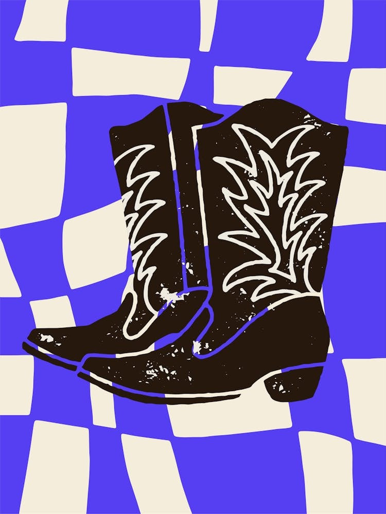 Blue Cowboy Boots