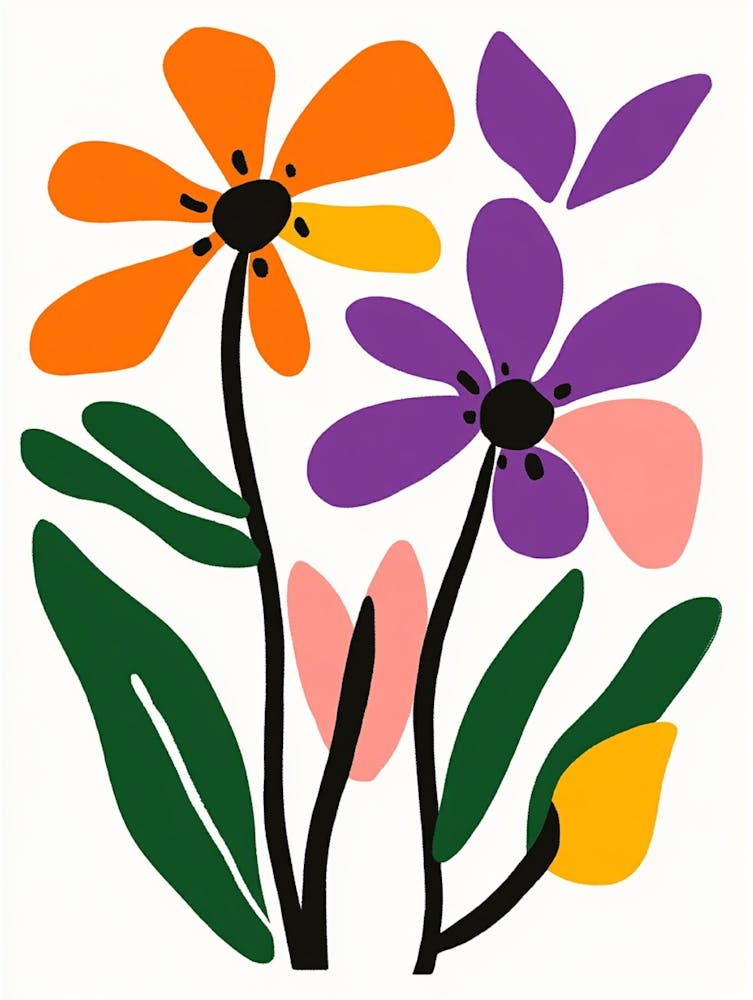 Flowers And Butterflies 1