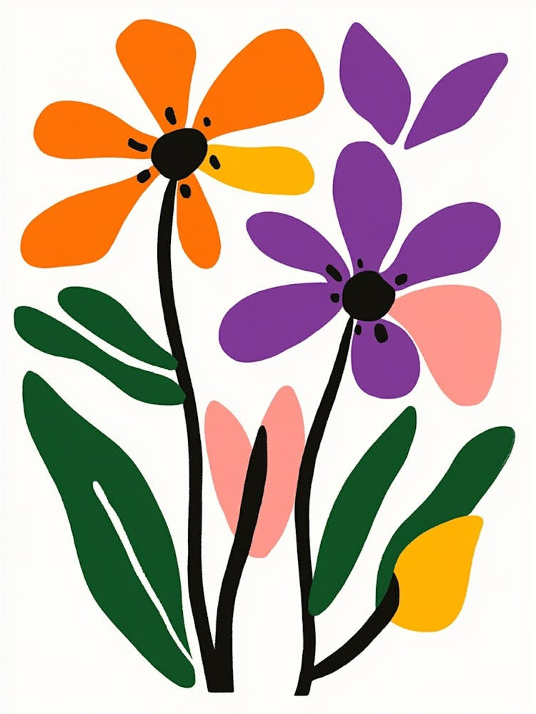 Flowers And Butterflies 1