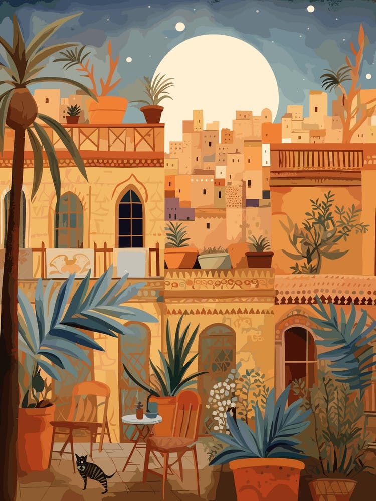 Cairo Egypt 3 Illustration
