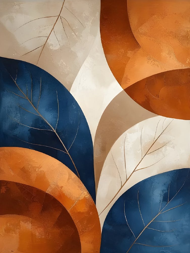 Abstract Leaves Canvas Print 14