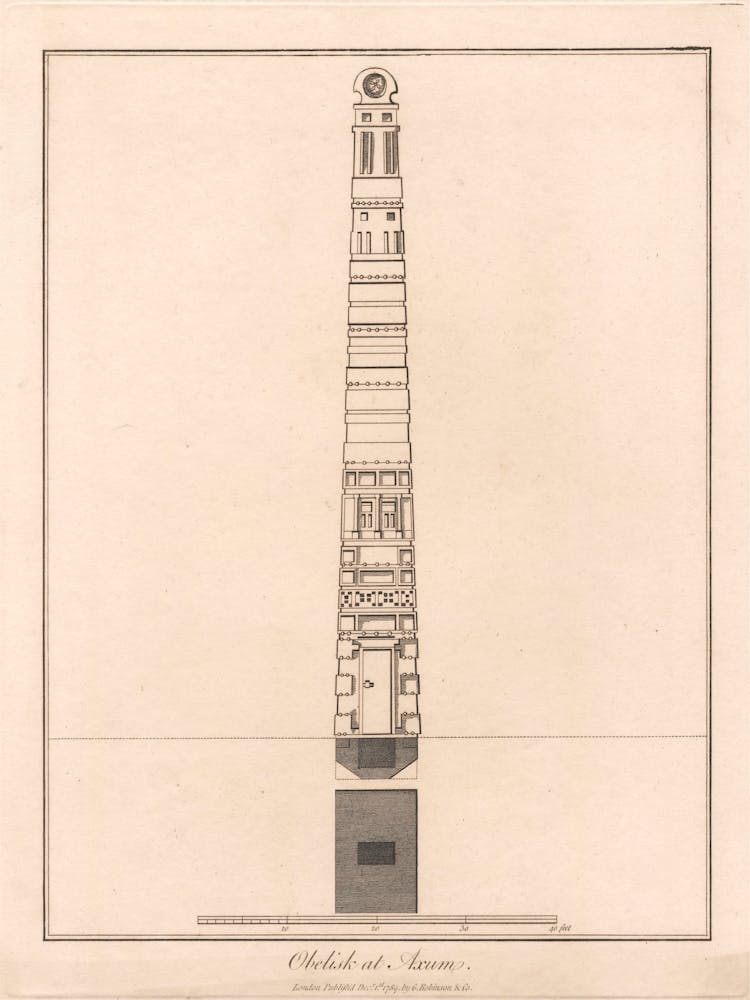 Obelisk At Axum, James Heath