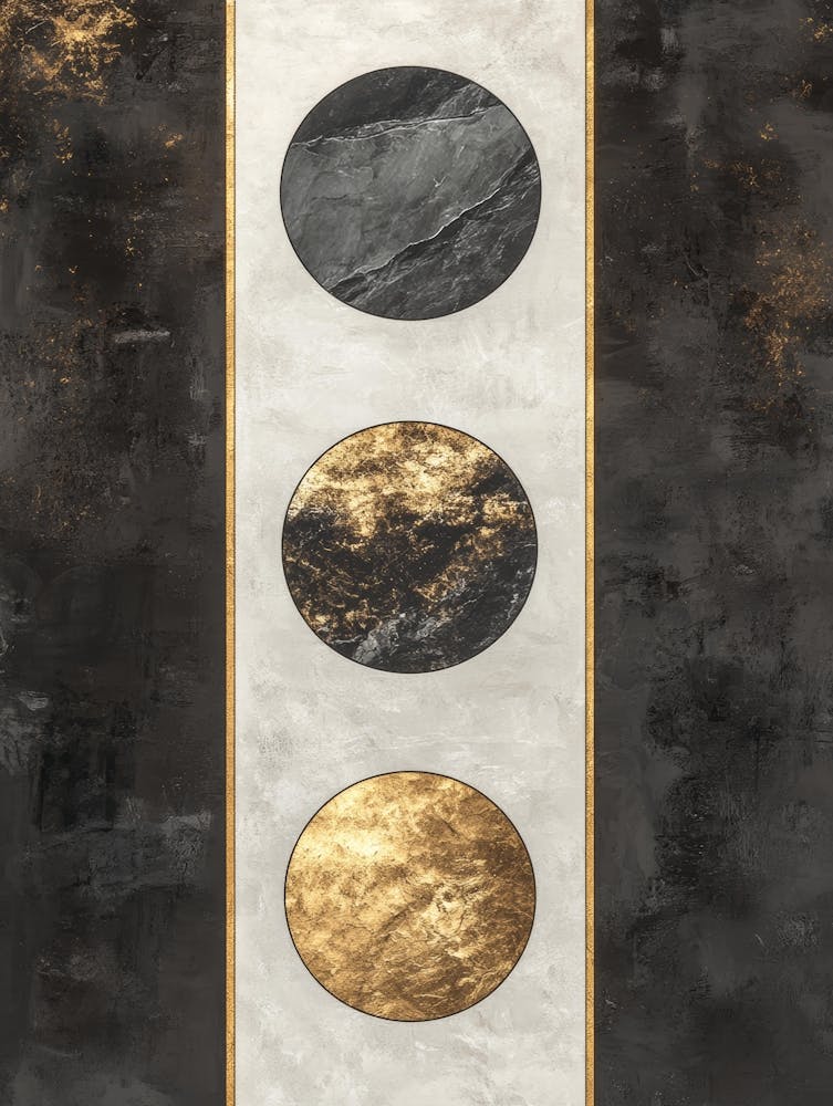 Gold Circles 15