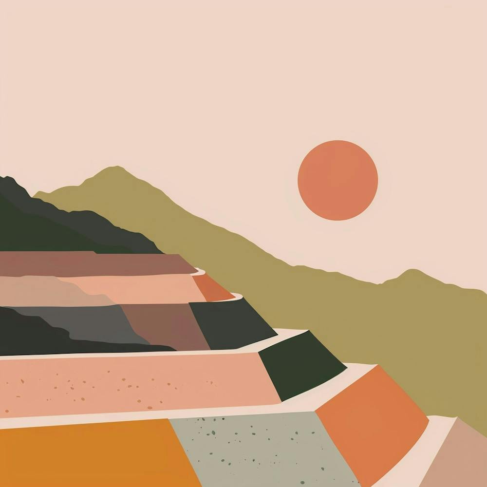 Peru Minimal Landscape